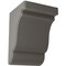 Ekena Millwork 5 1/4"W x 5"D x 7 1/2"H Bedford Wood Vintage Decor Bracket, Reclaimed Grey BKTWD05X05X08BEGY - alternate 1